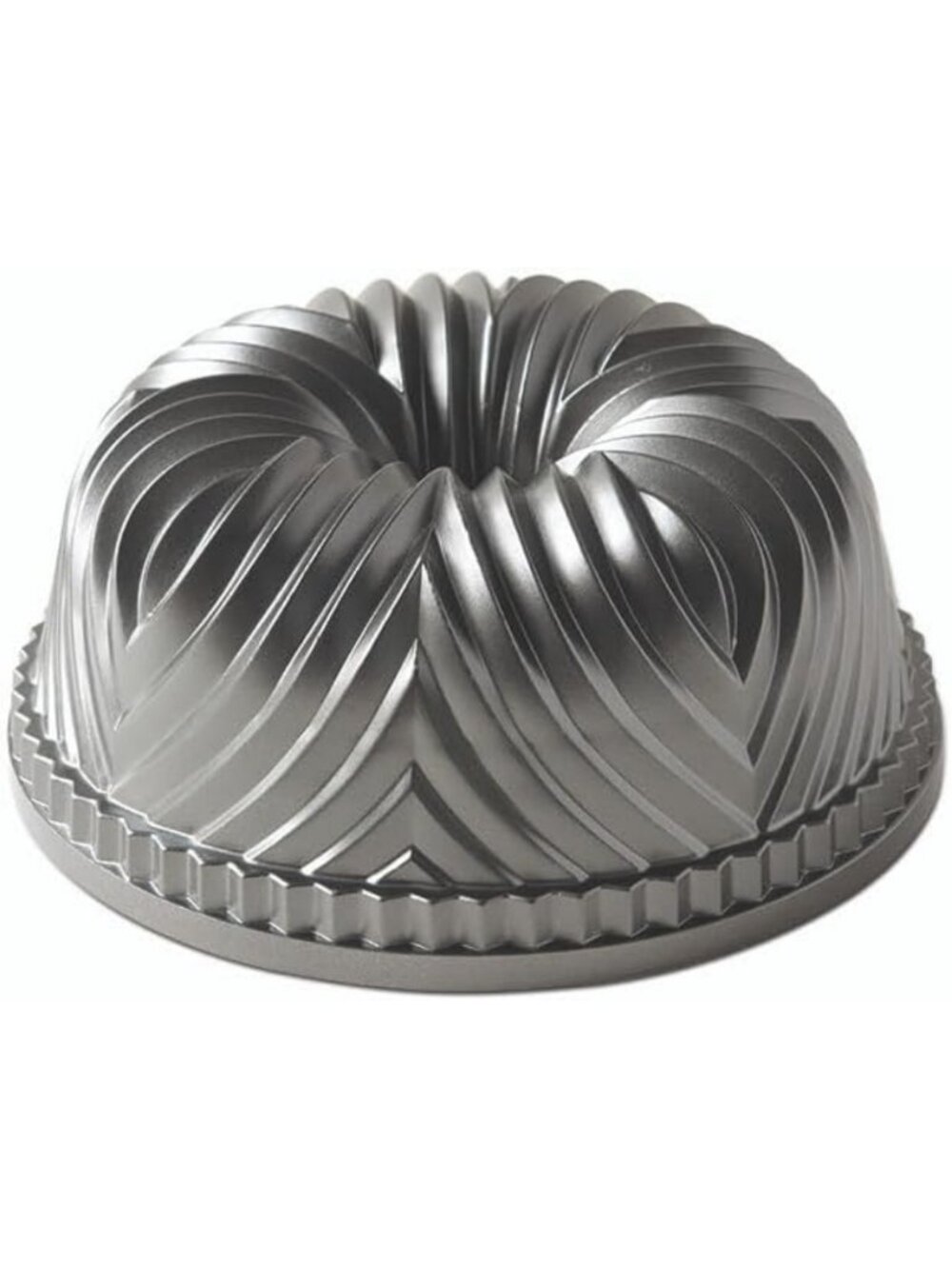 10-Cup Graphite Bundt Pan for Baking, Nonstick, Durable, Perfect for Cakes